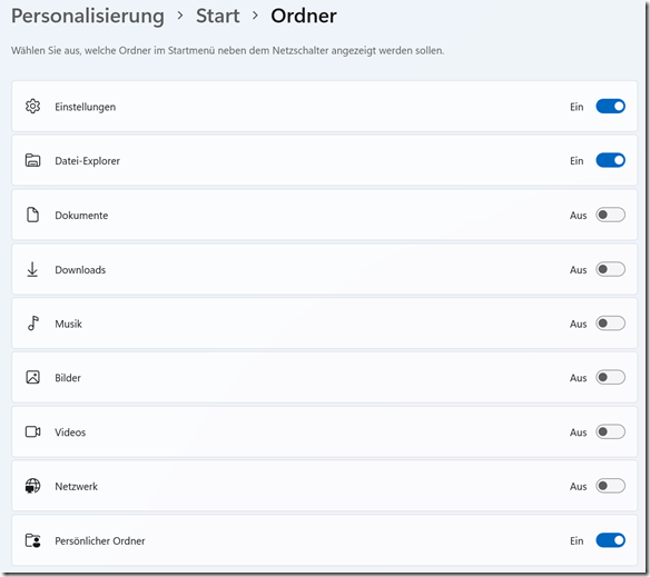 Windows 11 Startmen&uuml;