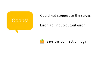Error is 5